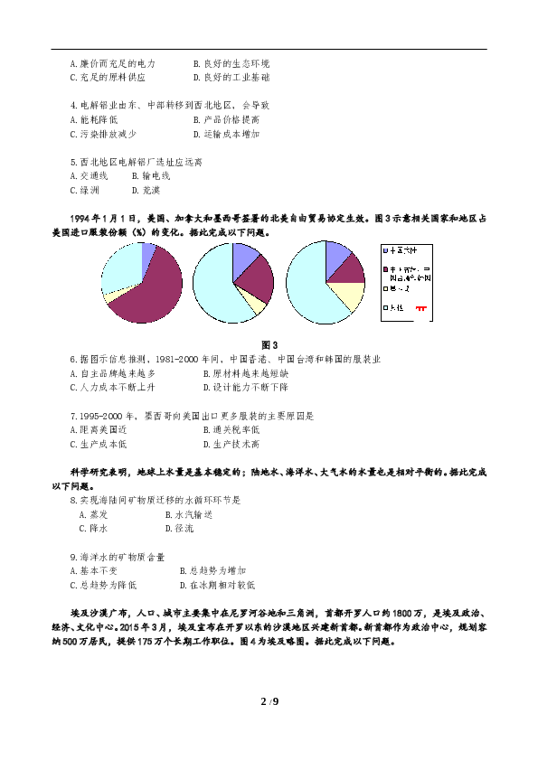2015年高考地理试题及答案(海南卷).doc 第2页