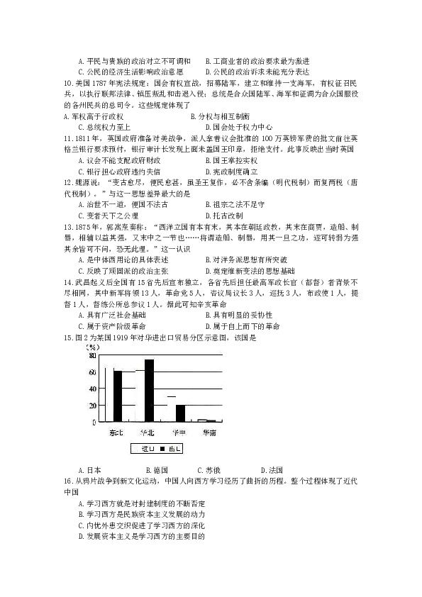 2013高考海南卷历史试题(含答案).doc 第2页