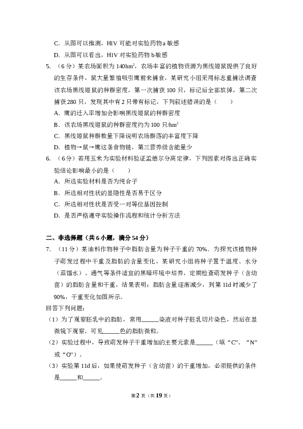 2013年全国统一高考生物试卷（新课标ⅰ）（含解析版）.doc 第2页