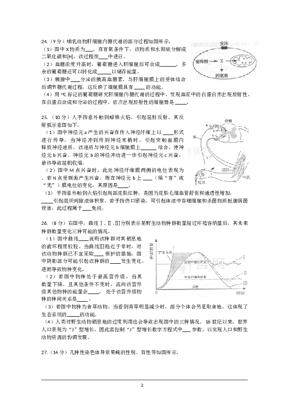 2012年山东高考生物真题试卷(含答案).doc 第2页