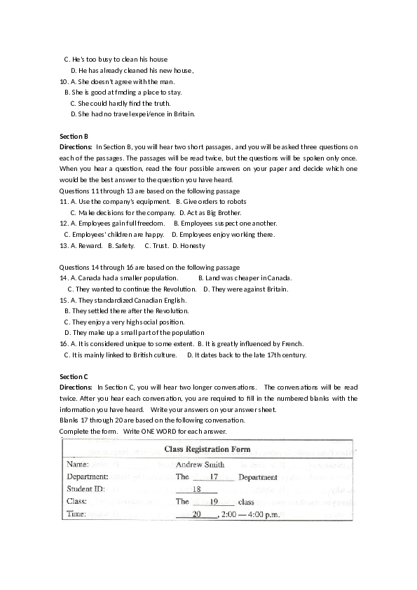 2012年上海高考英语真题试卷（word解析版，含听力原文）.doc 第2页