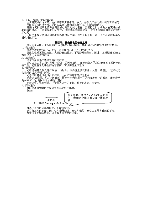 九年级物理全册-第二十一章-信息的传递知识点汇总-(新版)新人教版.doc 第2页