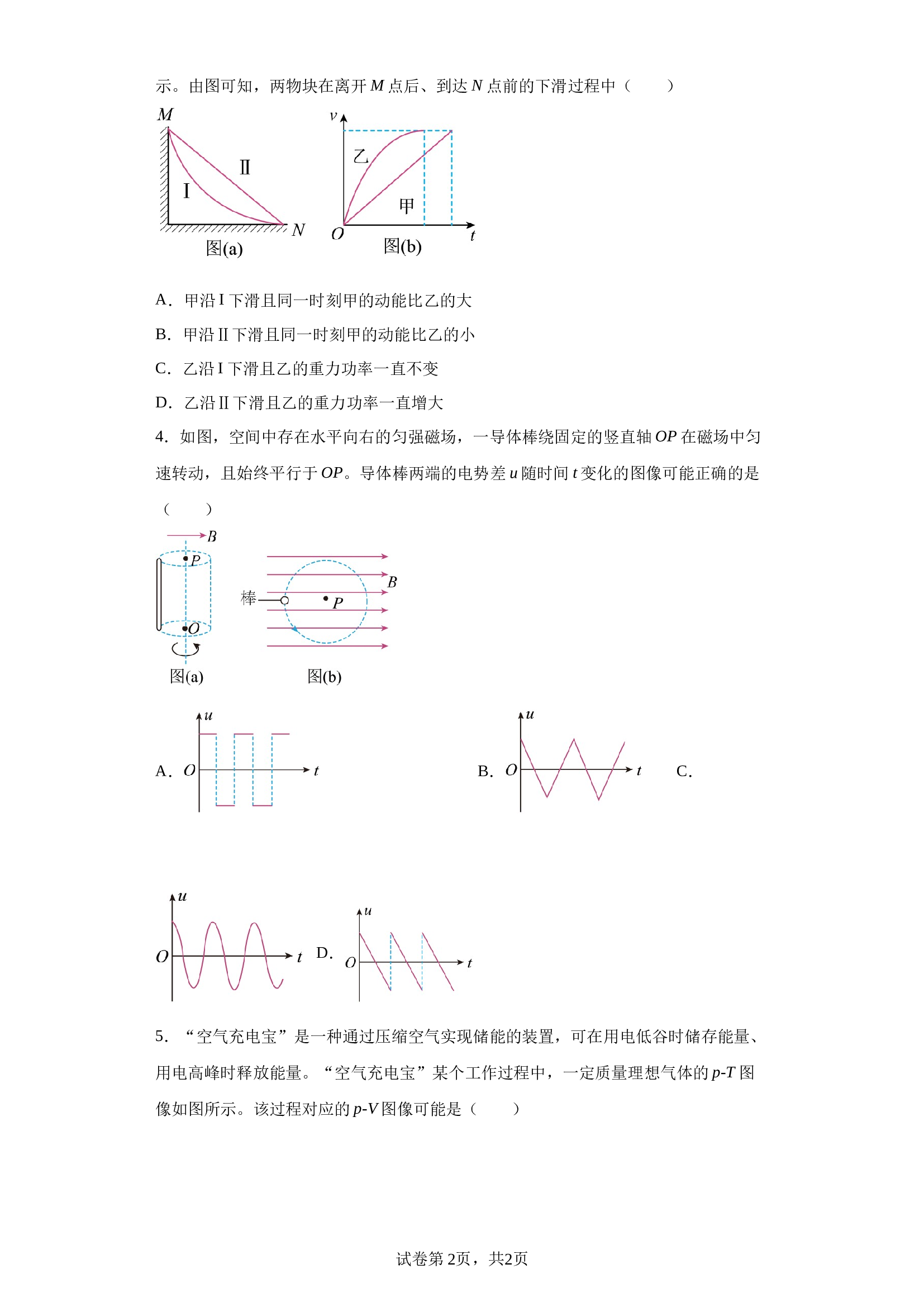 2023年高考辽宁卷物理真题（含解析） 第2页