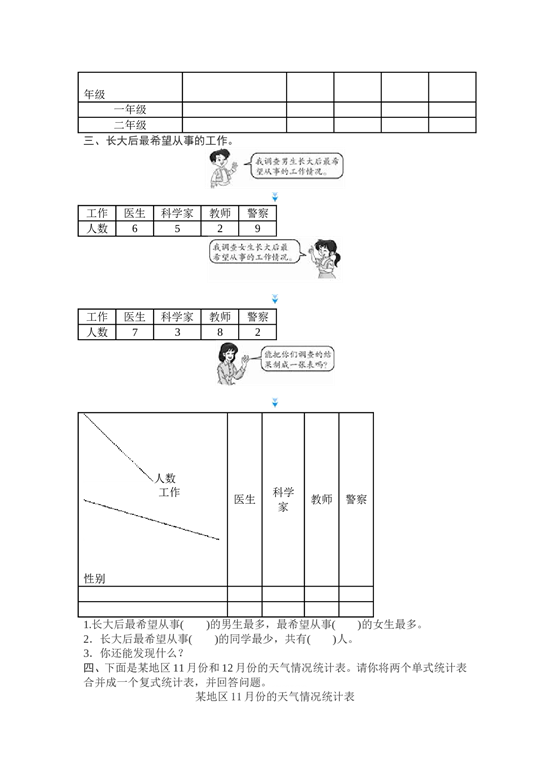 北师大版数学三年级下学期第3单元测试卷1.doc 第2页