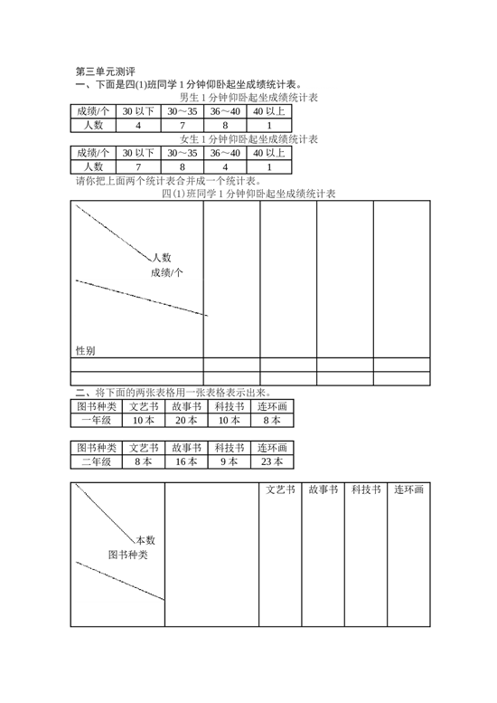 北师大版数学三年级下学期第3单元测试卷1.doc 第1页
