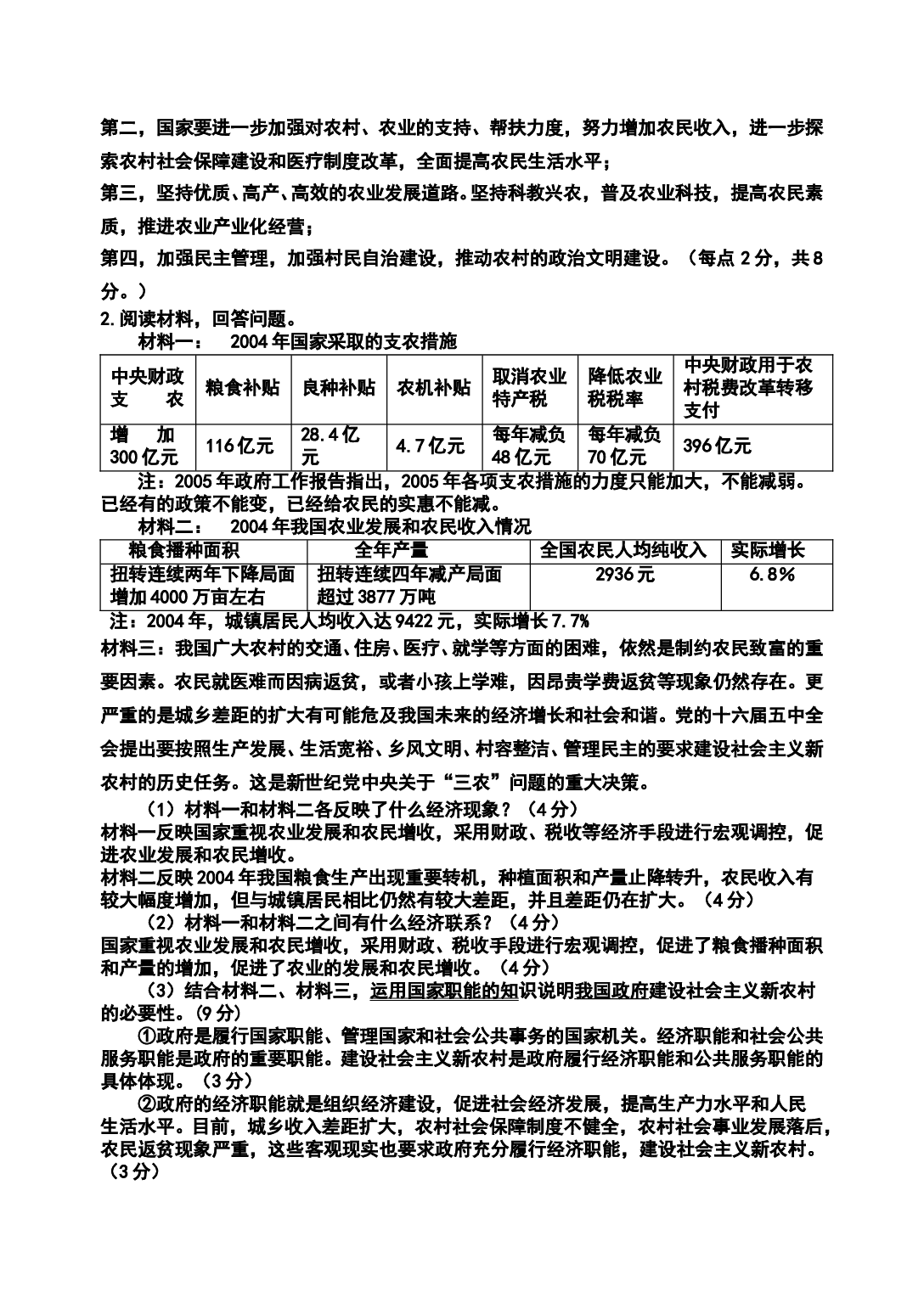 2007年高考政治主观题精选.doc 第2页