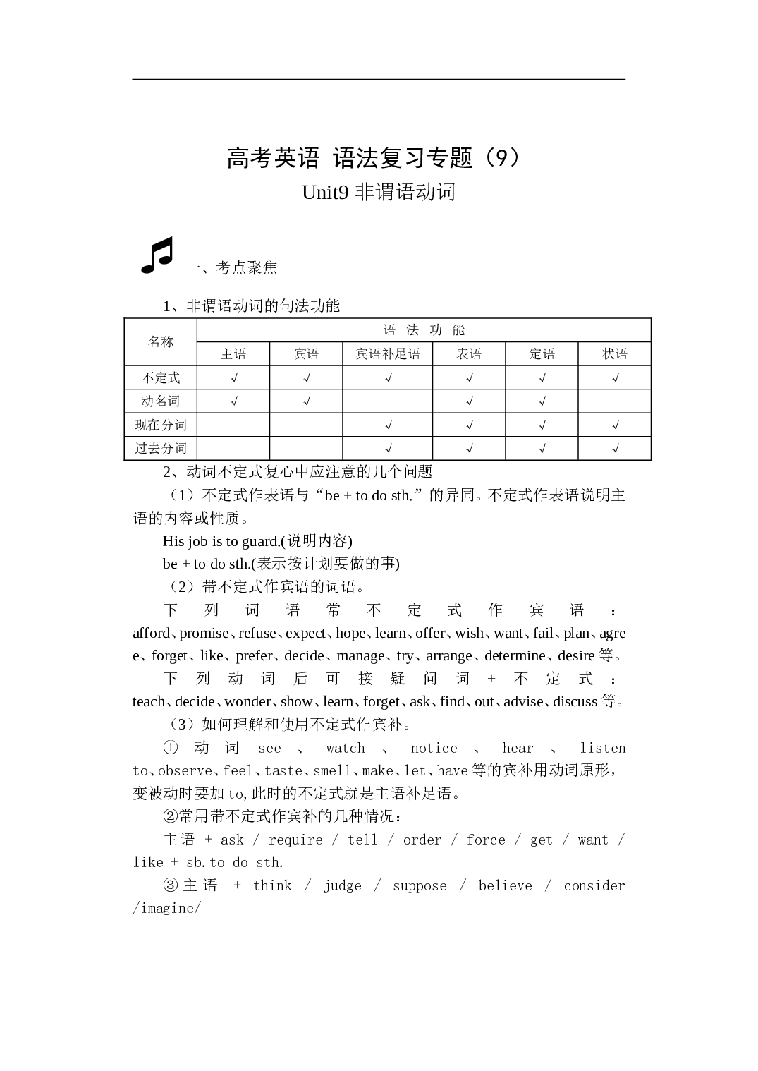 高考英语语法复习专题（9）.doc 第1页
