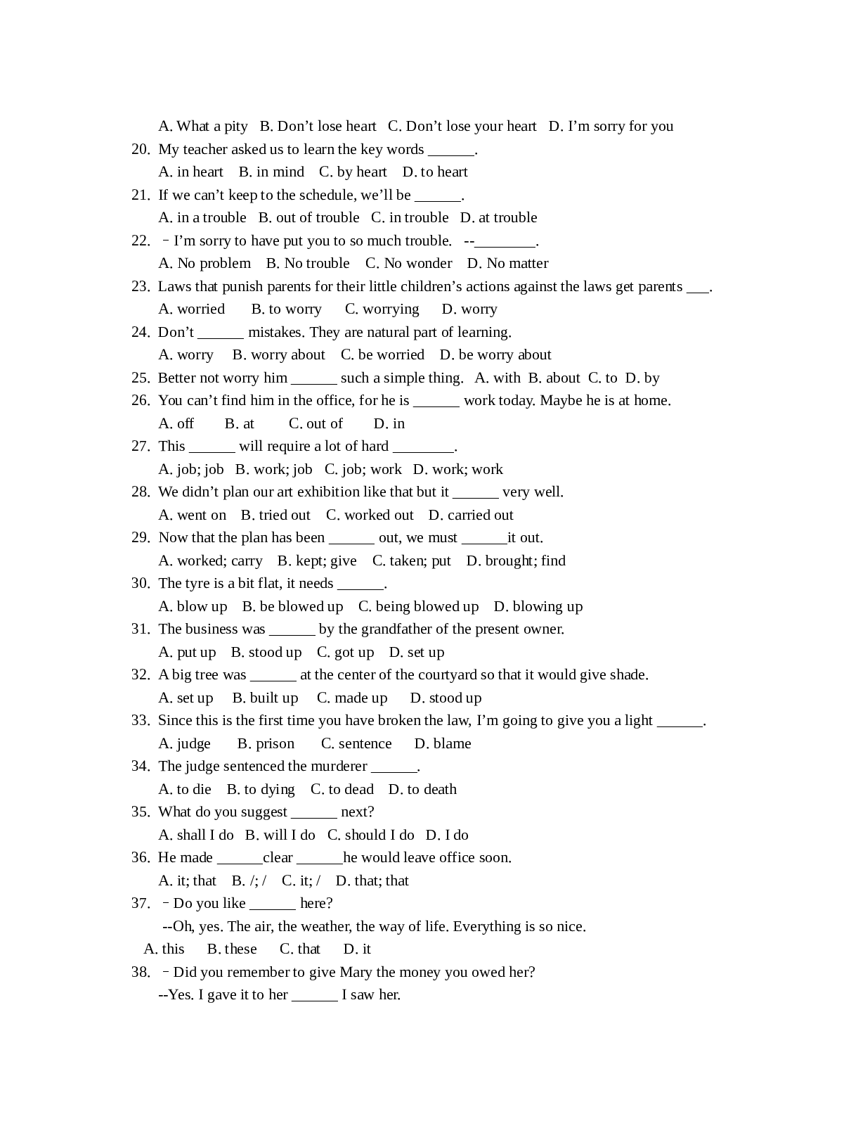高一上学期英语Unit5语法与词汇.doc 第2页