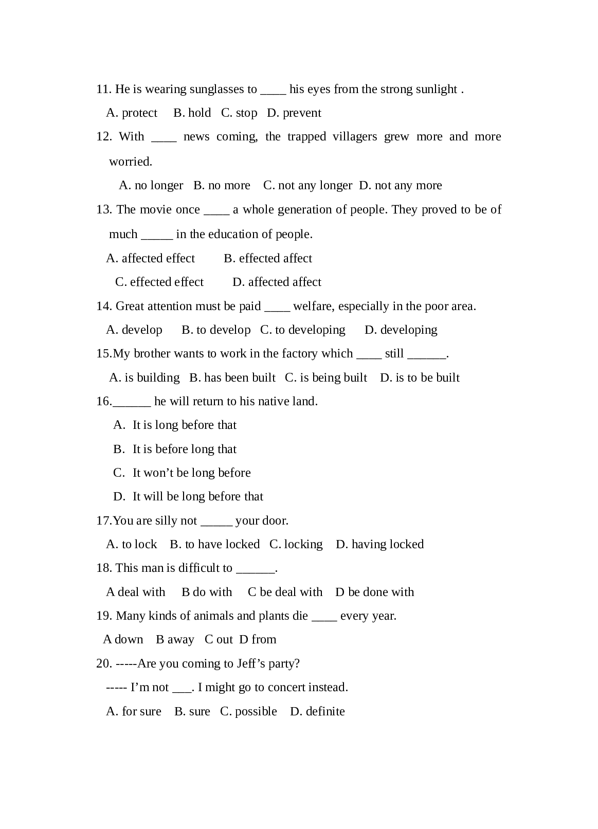 高一英语Unit4WildlifeProtection.doc 第2页