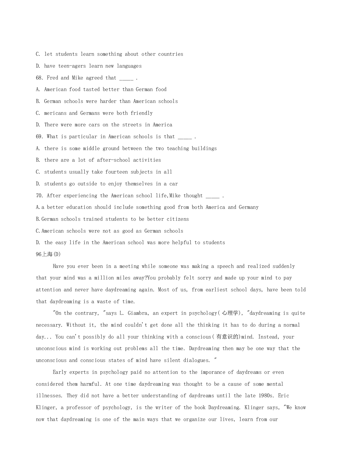 高三英语练习10.doc 第2页