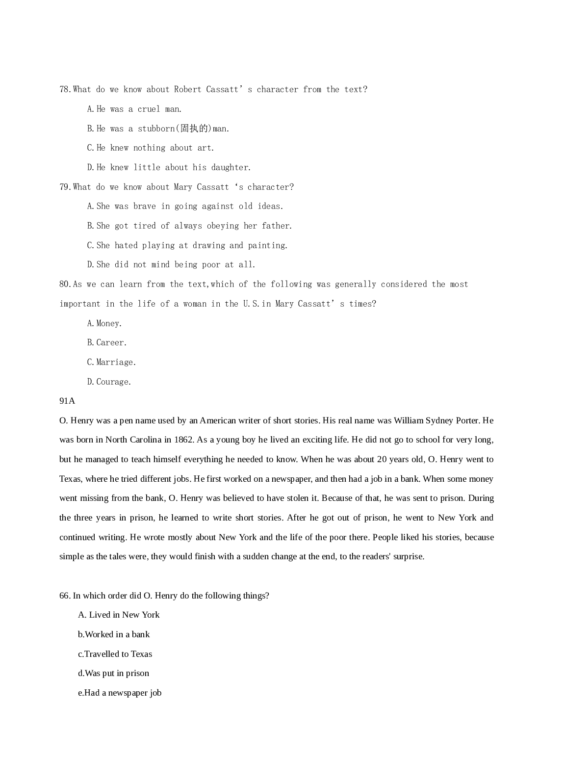 高三英语练习12.doc 第2页