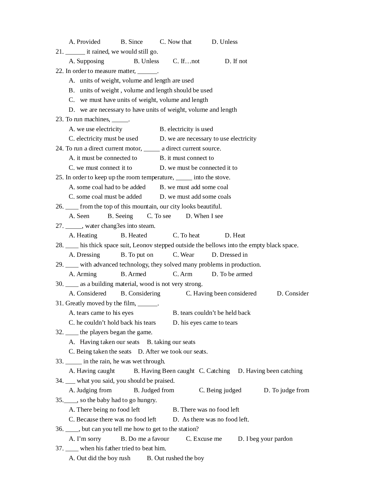 高三英语专项精练.doc 第2页