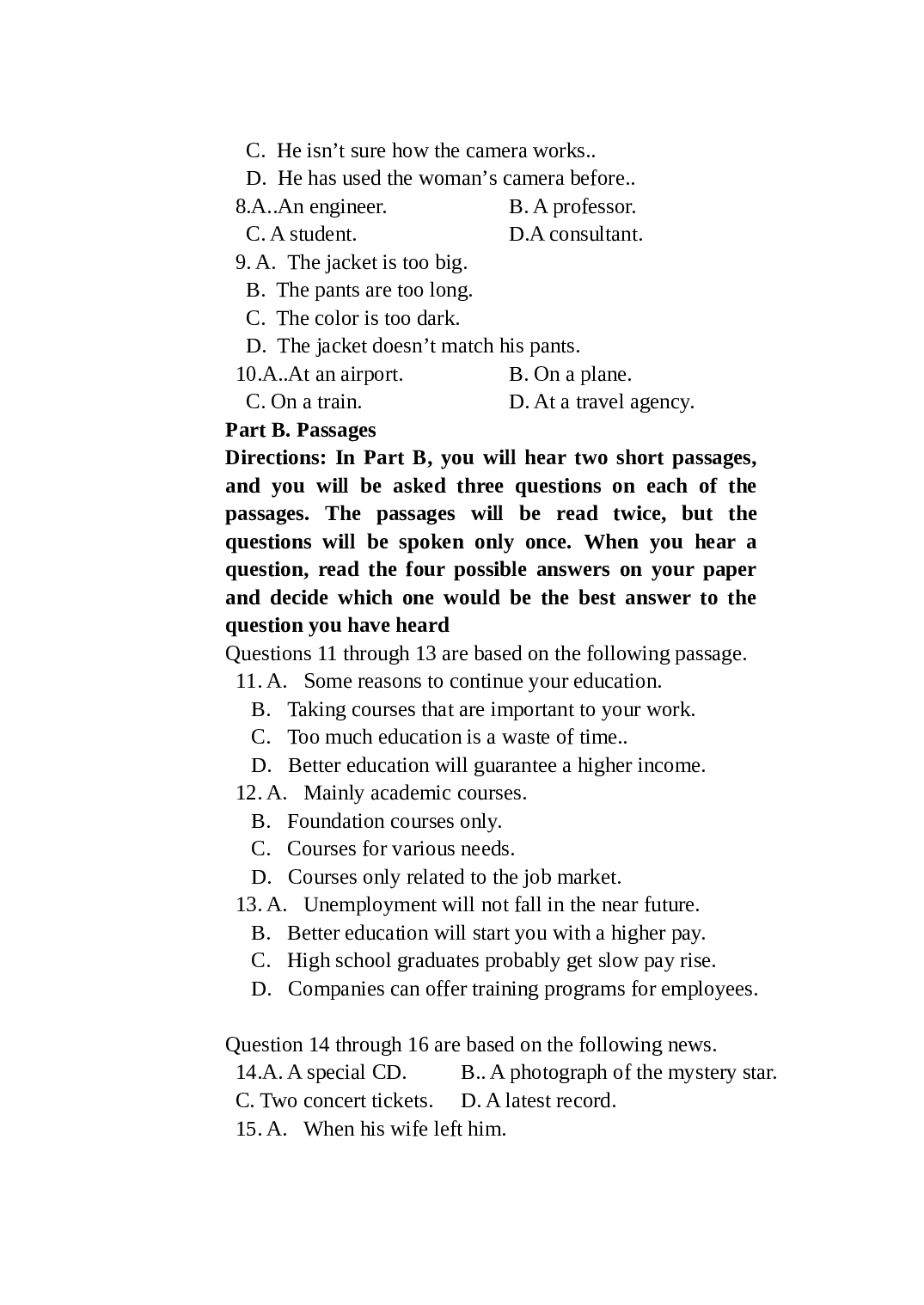 冠龙中学第一学期高三英语期中考试.doc 第2页