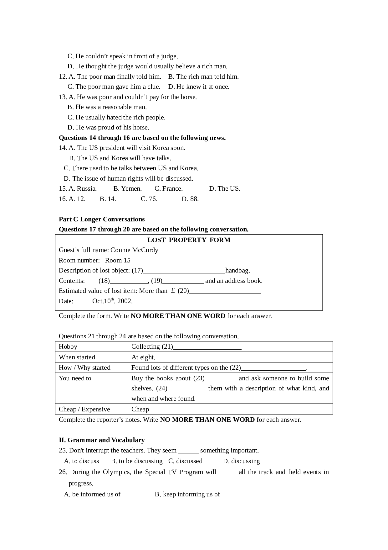 华中师大一附中第一学期高三年级第一次检测英语试题.doc 第2页