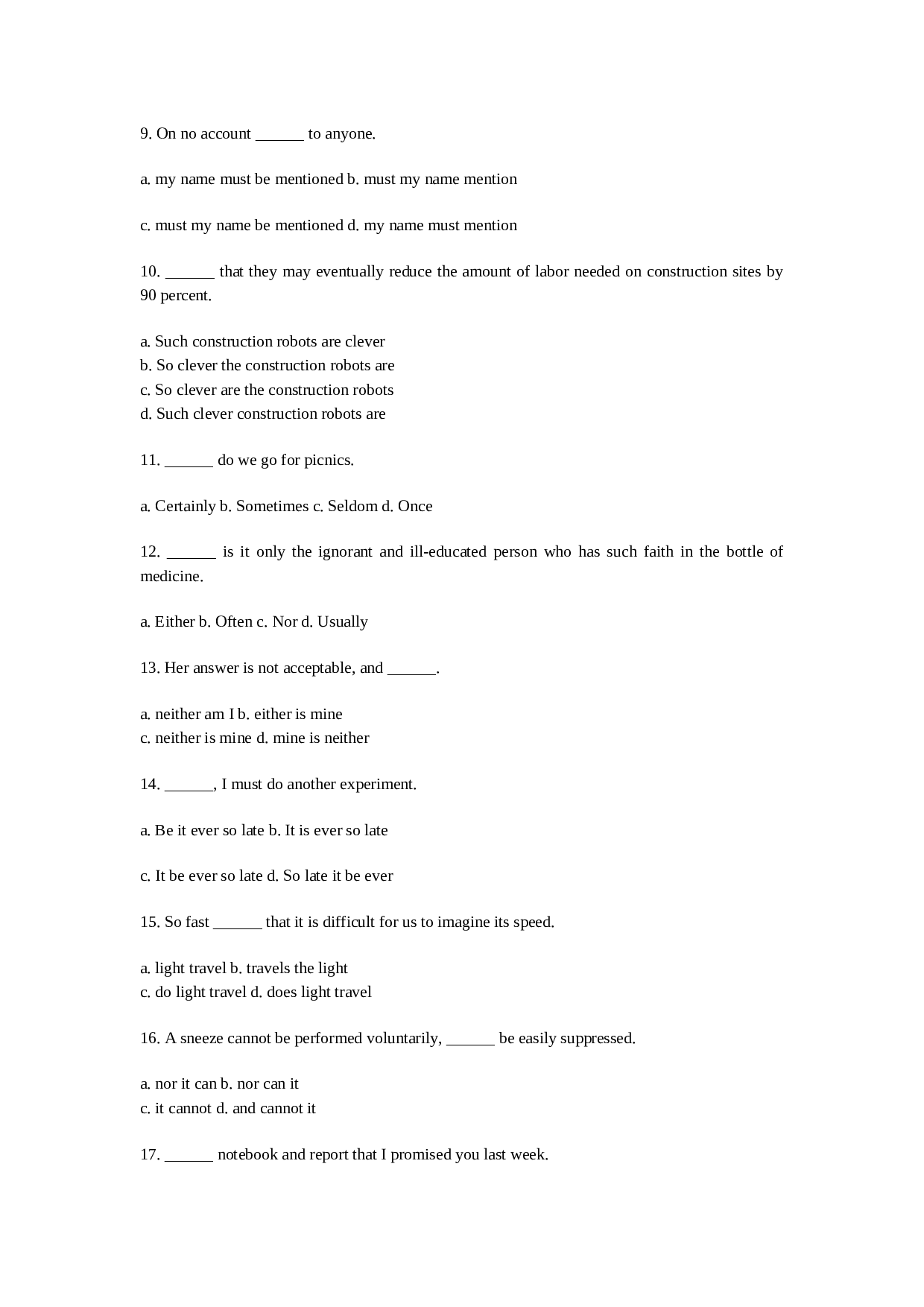 倒装句练习.doc 第2页