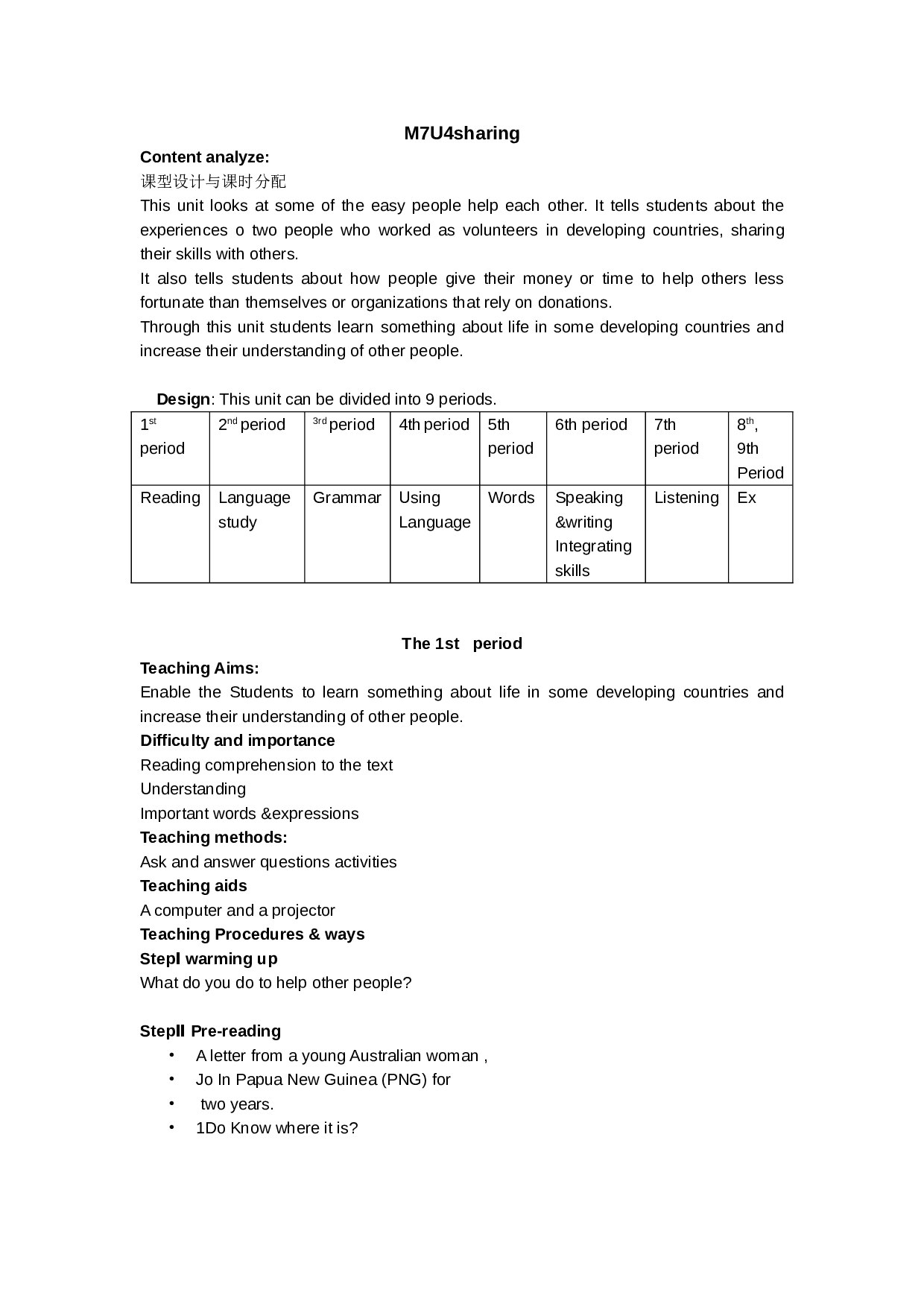 高二下学期英语广东版M7U4单词.doc 第1页