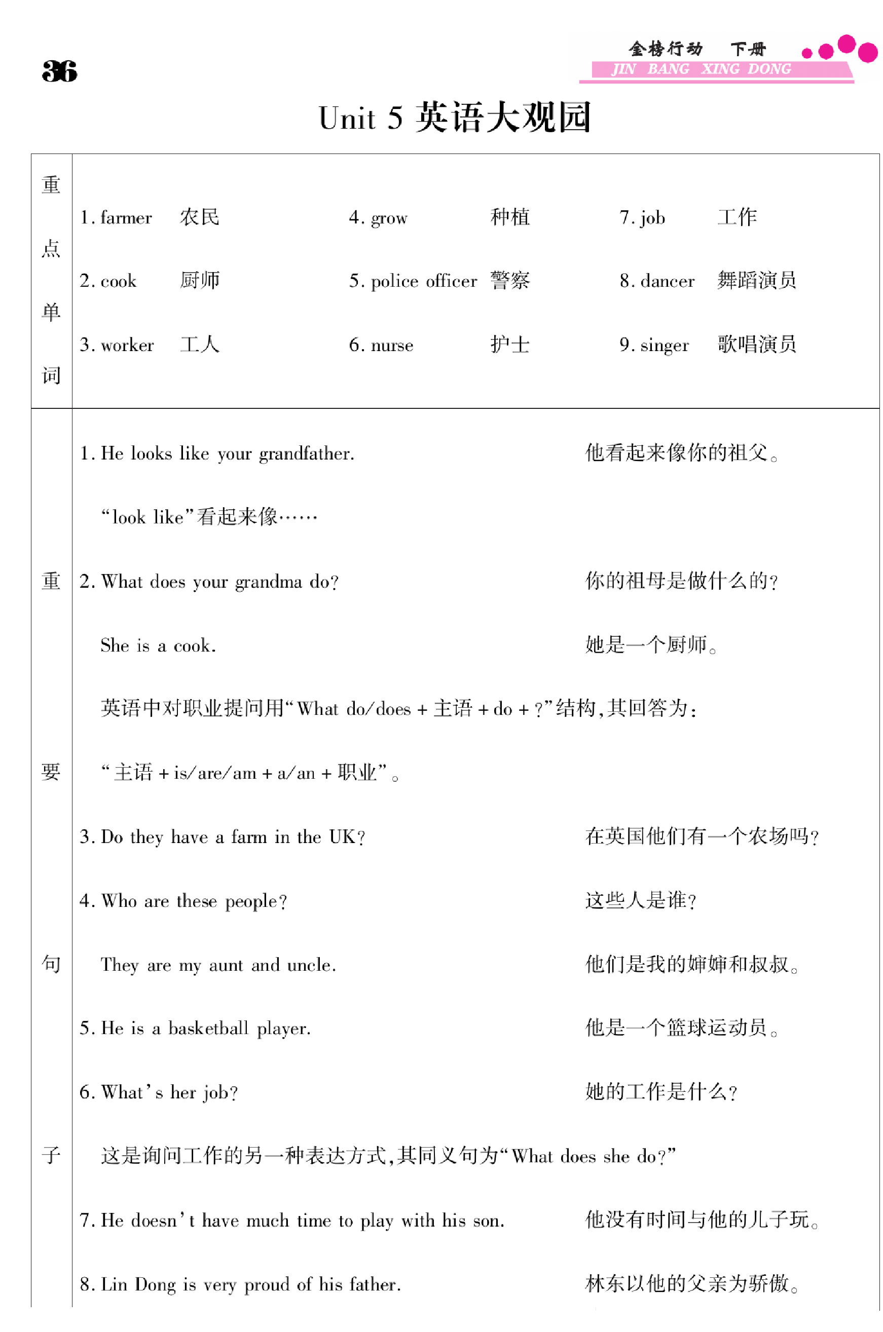 闽教版英语6年级下册金榜行动课时练习_部分35.pdf 第1页