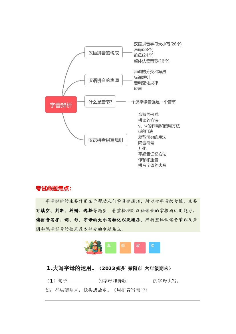 01 字音辨析-2023-2024学年六年级语文寒假专项提升（统编版）.docx 第2页