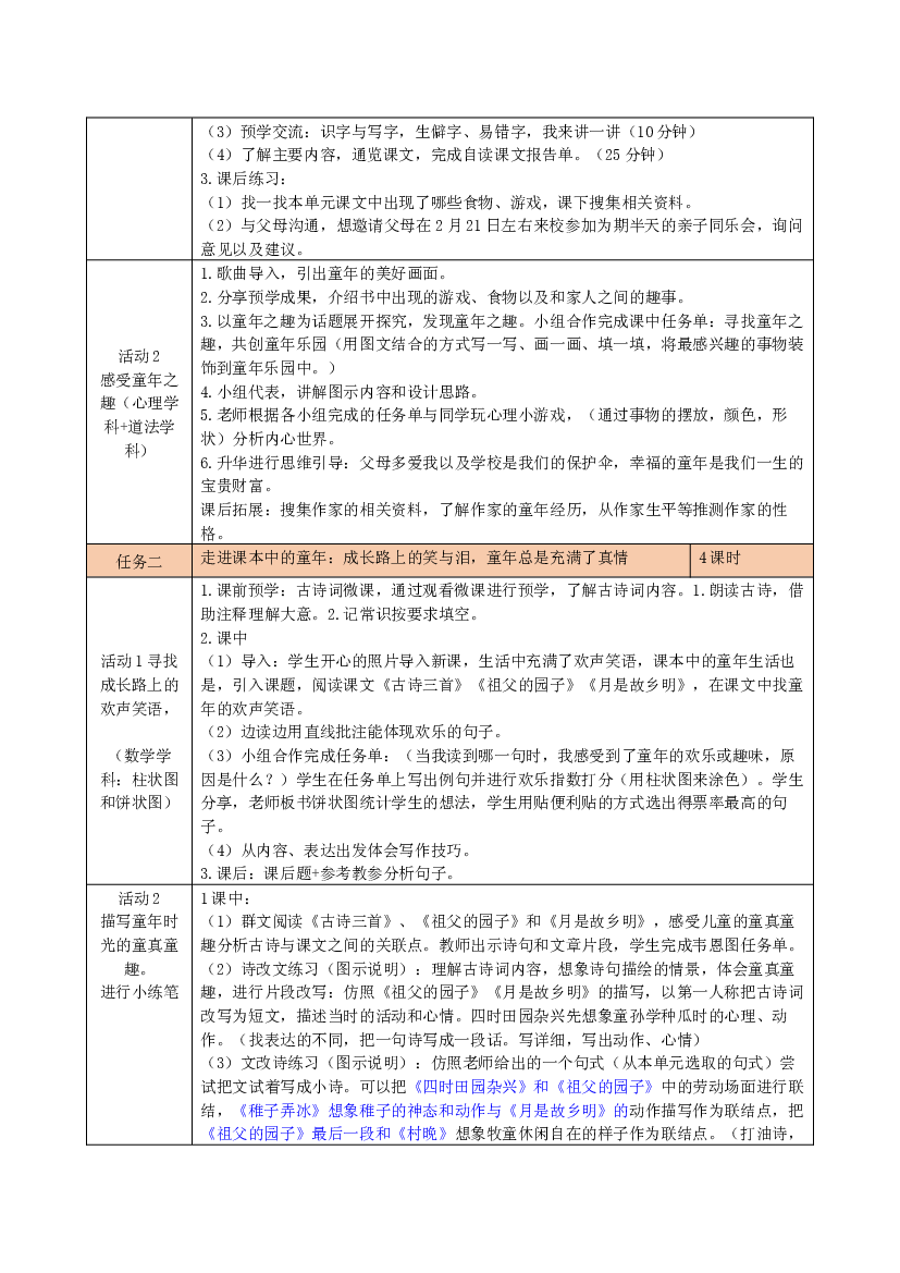 第一单元（教学设计+单元学历案+课程学历案）-2022-2023学年五年级语文下册.docx 第2页