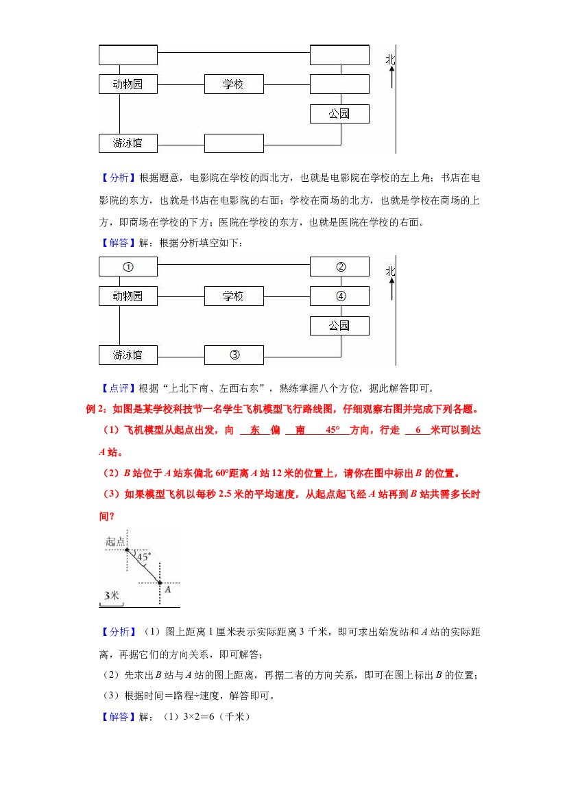 第十四讲 图形与位置-2023年六年级数学下册小升初专项复习（通用版）.docx 第2页
