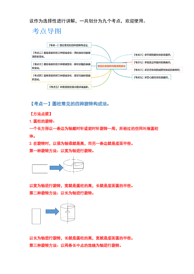第三单元圆柱的表面积提高篇-2022-2023学年六年级数学下册典型例题系列（原卷版）人教版.docx 第2页