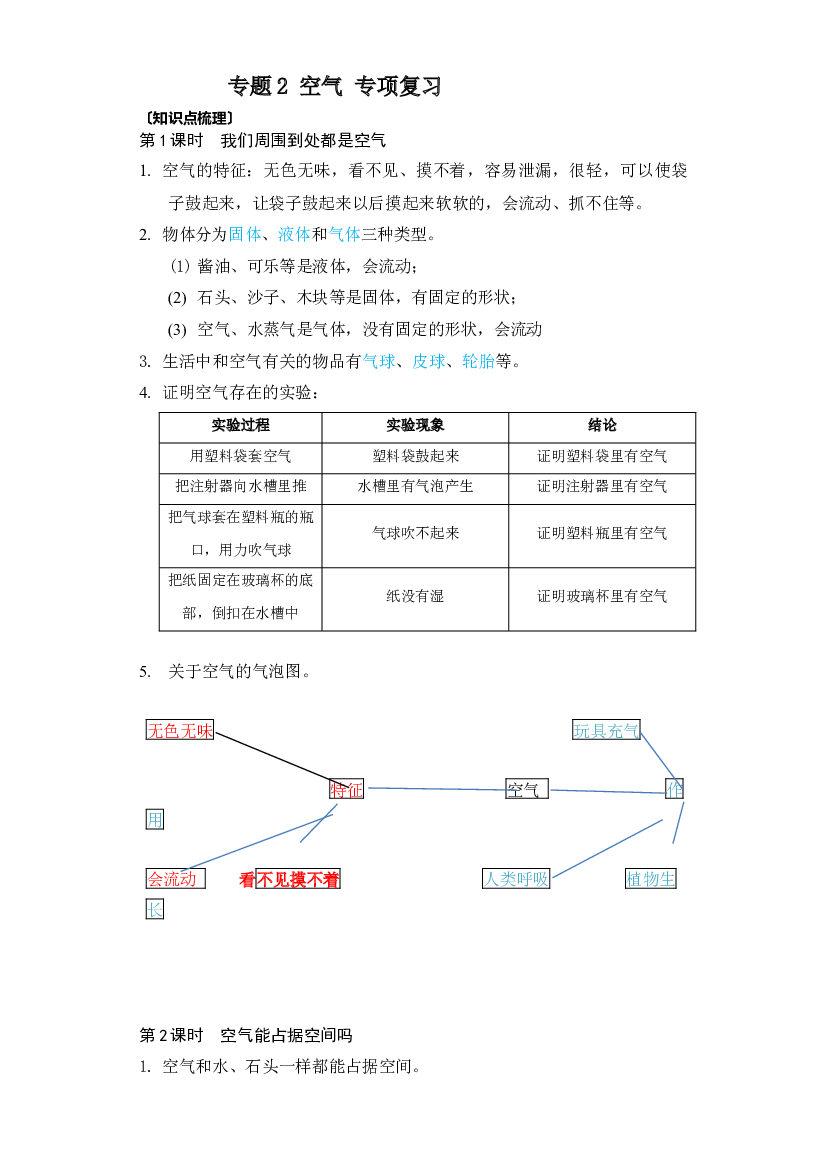 2   空气&mdash;教科版科学三年级上册专项复习.docx 第1页