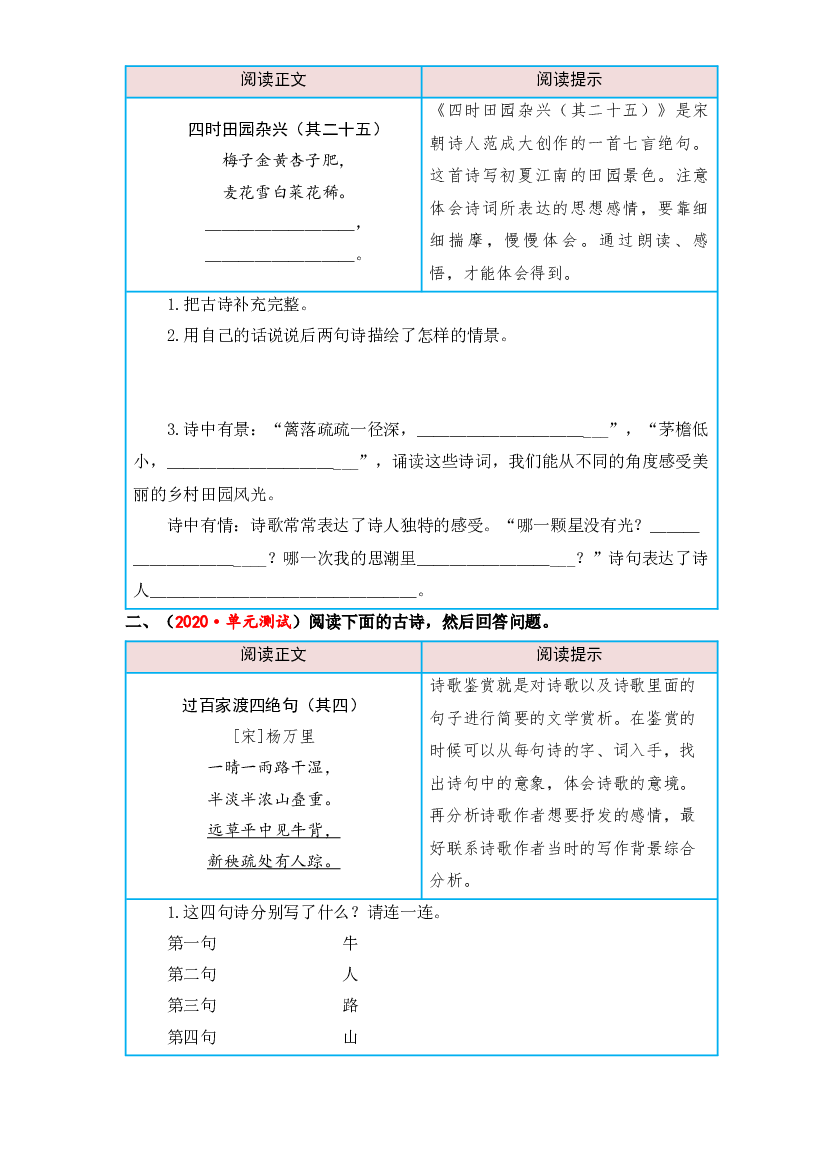 第一单元 童年往事（课外阅读）-2022-2023学年五年级语文下册单元核心素养阅读（部编版）.docx 第2页