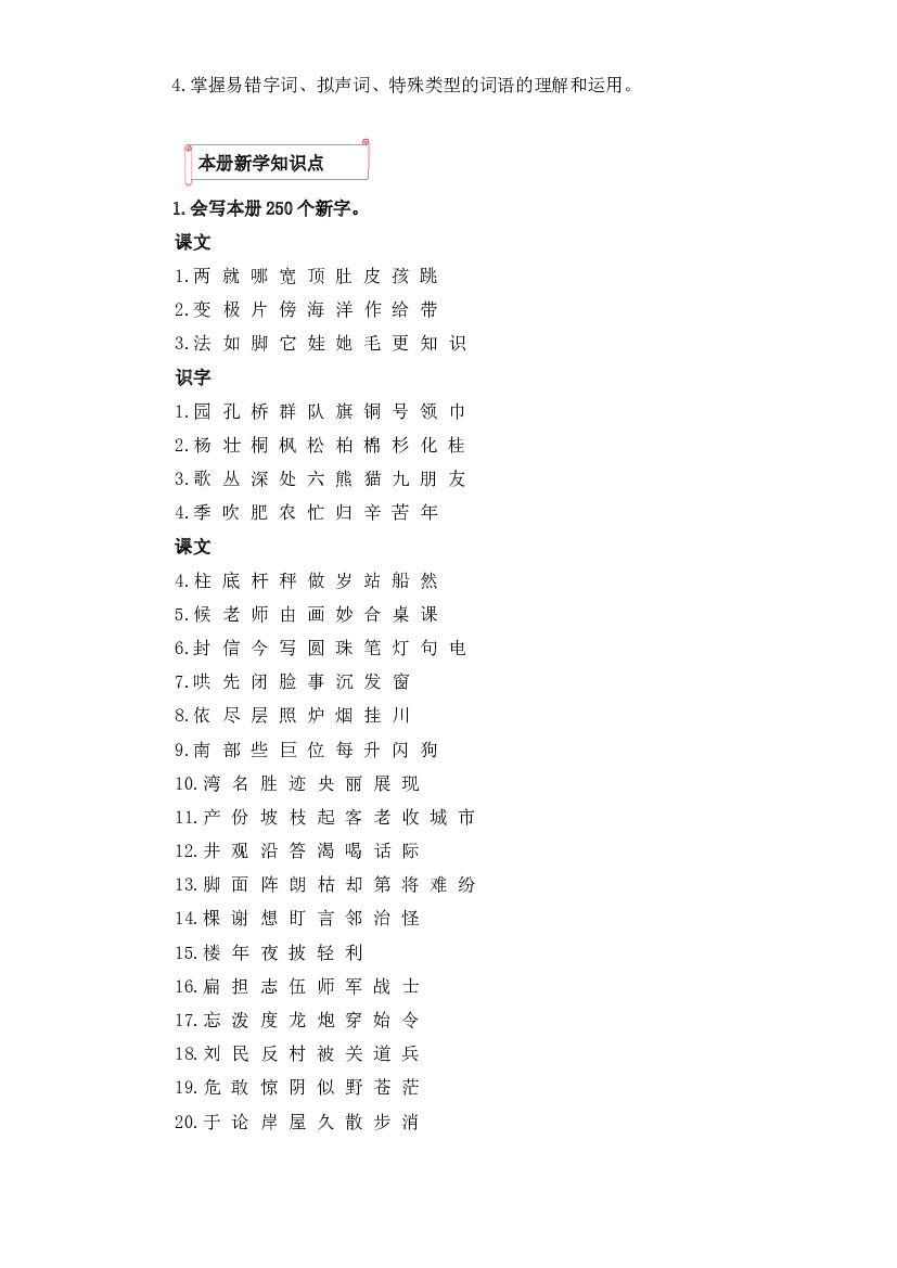 02 字词梳理及运用-2022-2023学年二年级语文上册寒假专项提升（部编版）.docx 第2页