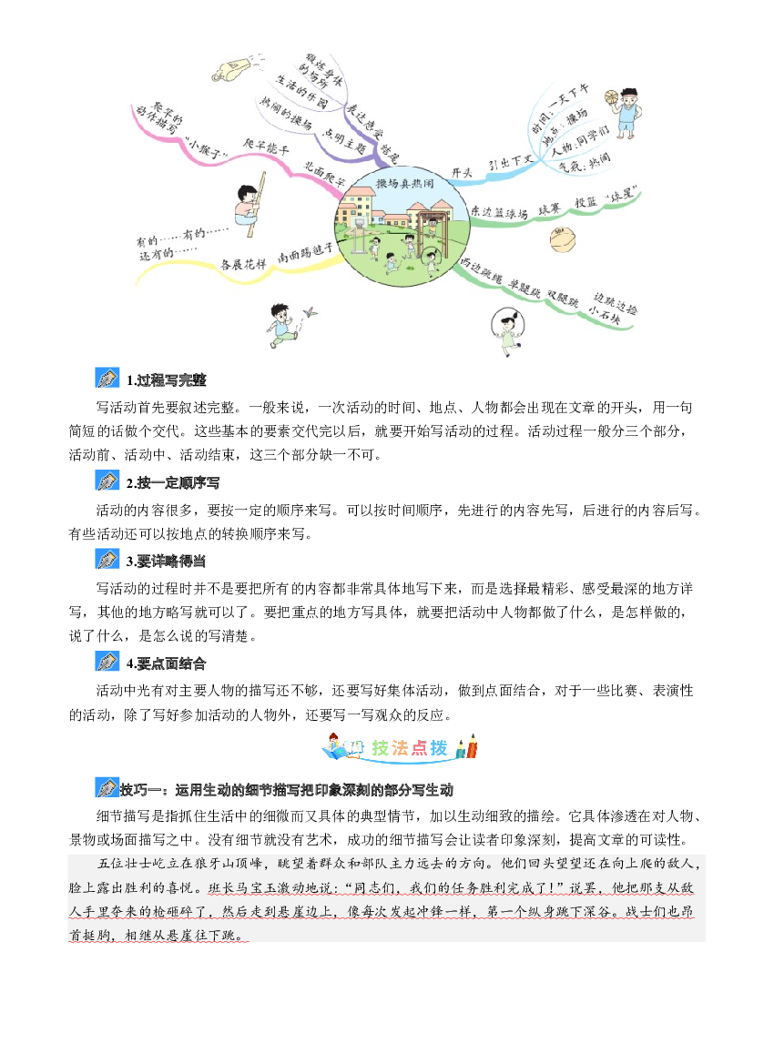 第2单元同步作文：多彩的活动-写作指导+范文赏析+病文升格（学生版）-部编版语文六年级上册.docx 第2页