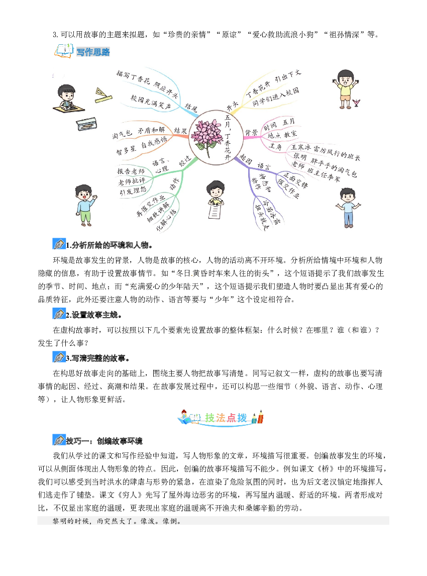 第4单元同步作文：笔尖流出的故事-写作指导+范文赏析+病文升格（学生版）-部编版语文六年级上册.docx 第2页