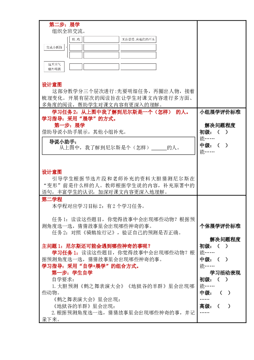 第6课《骑鹅旅行记（节选）》大单元教案-2022-2023学年六年级语文下册（部编版）.docx 第2页