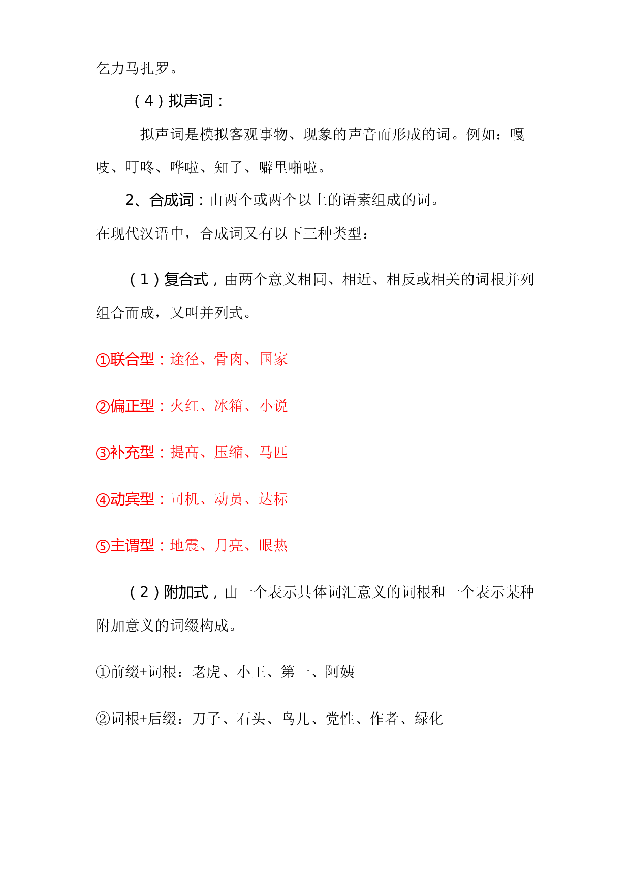 【暑假衔接】知识点专题三词语（讲义+试题）五升六年级语文（含答案）.docx 第2页