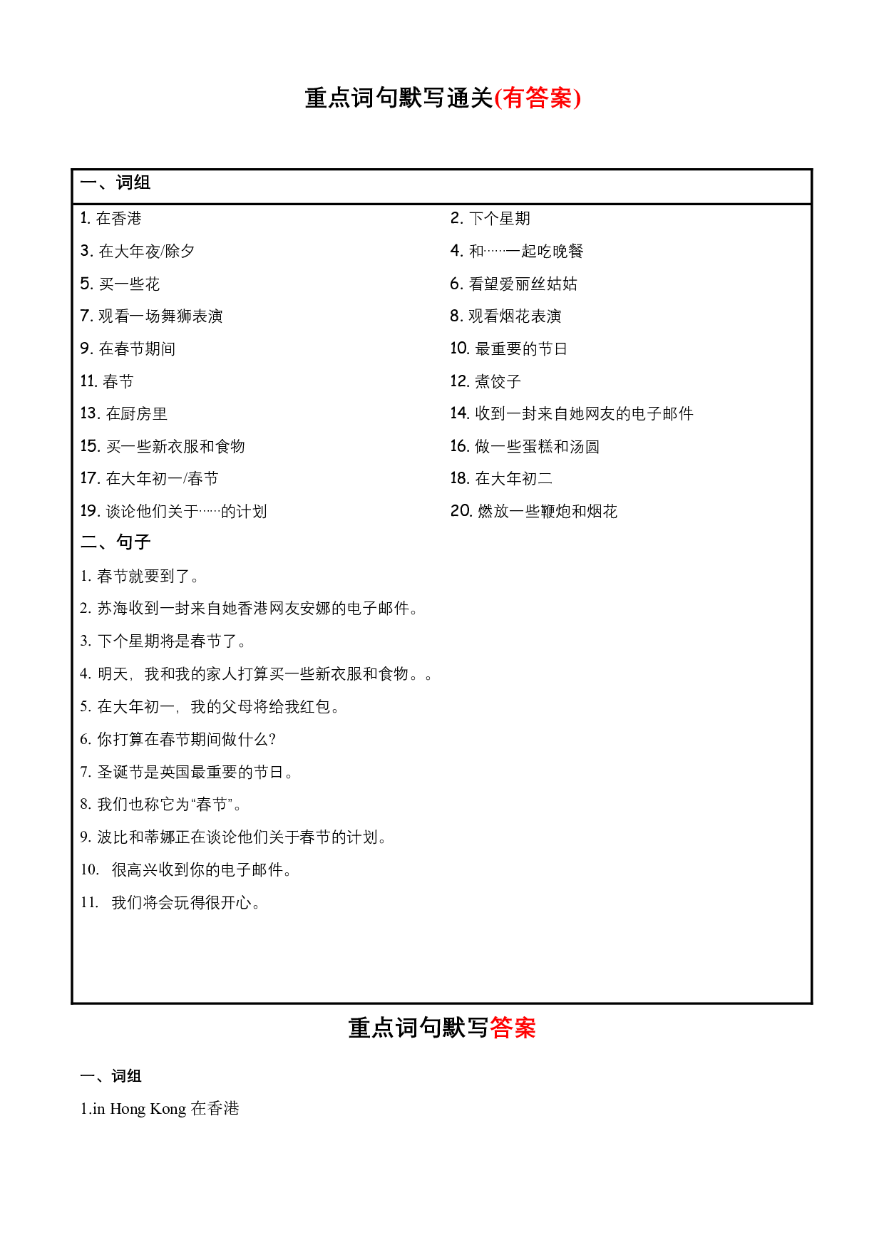 Unit 8 必备知识（复习讲义）-2023-2024学年六年级英语上册单元hz102（译林版三起）.docx 第2页