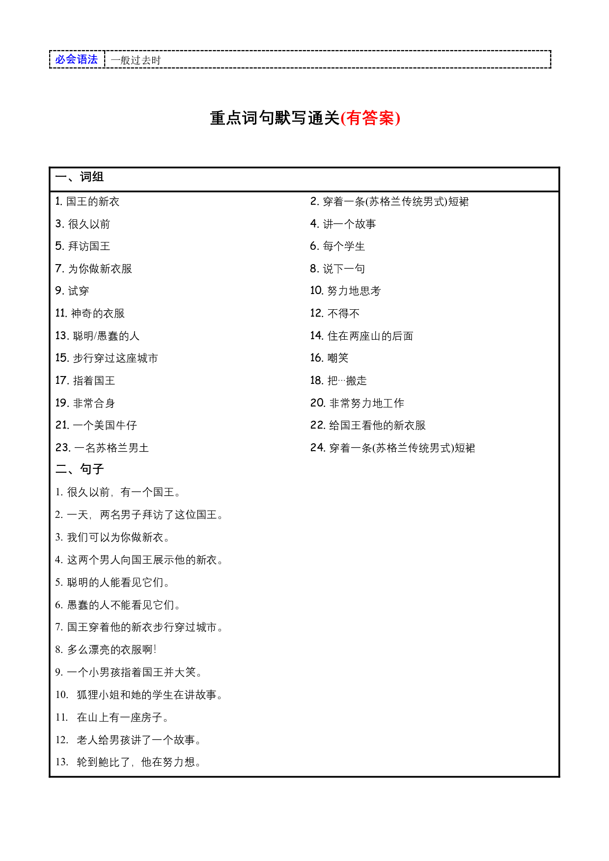 Unit 1 必备知识（复习讲义）-2023-2024学年六年级英语上册单元hz102（译林版三起） .docx 第2页