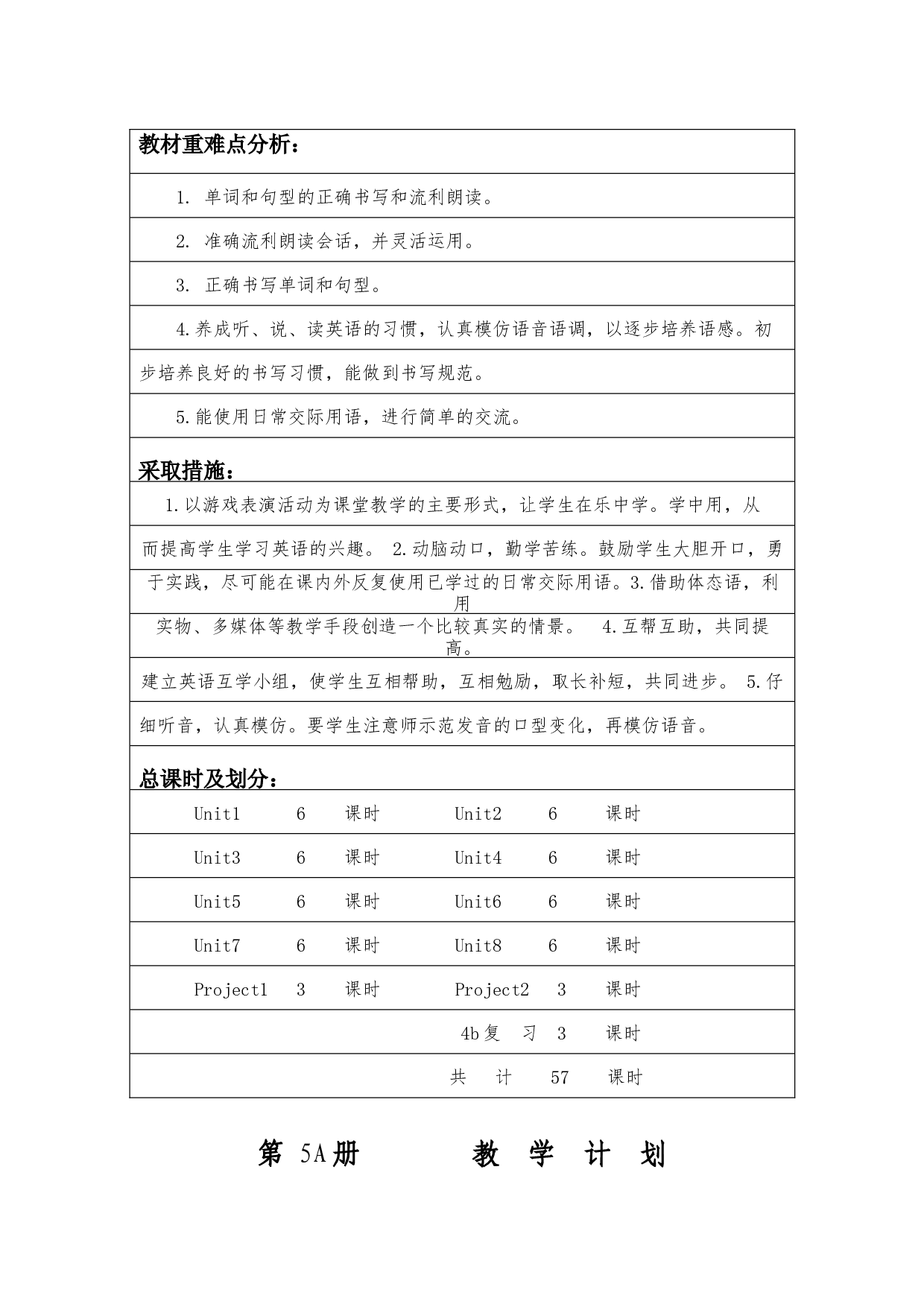 教学计划（素材）译林版（三起）英语五年级上册.docx 第2页