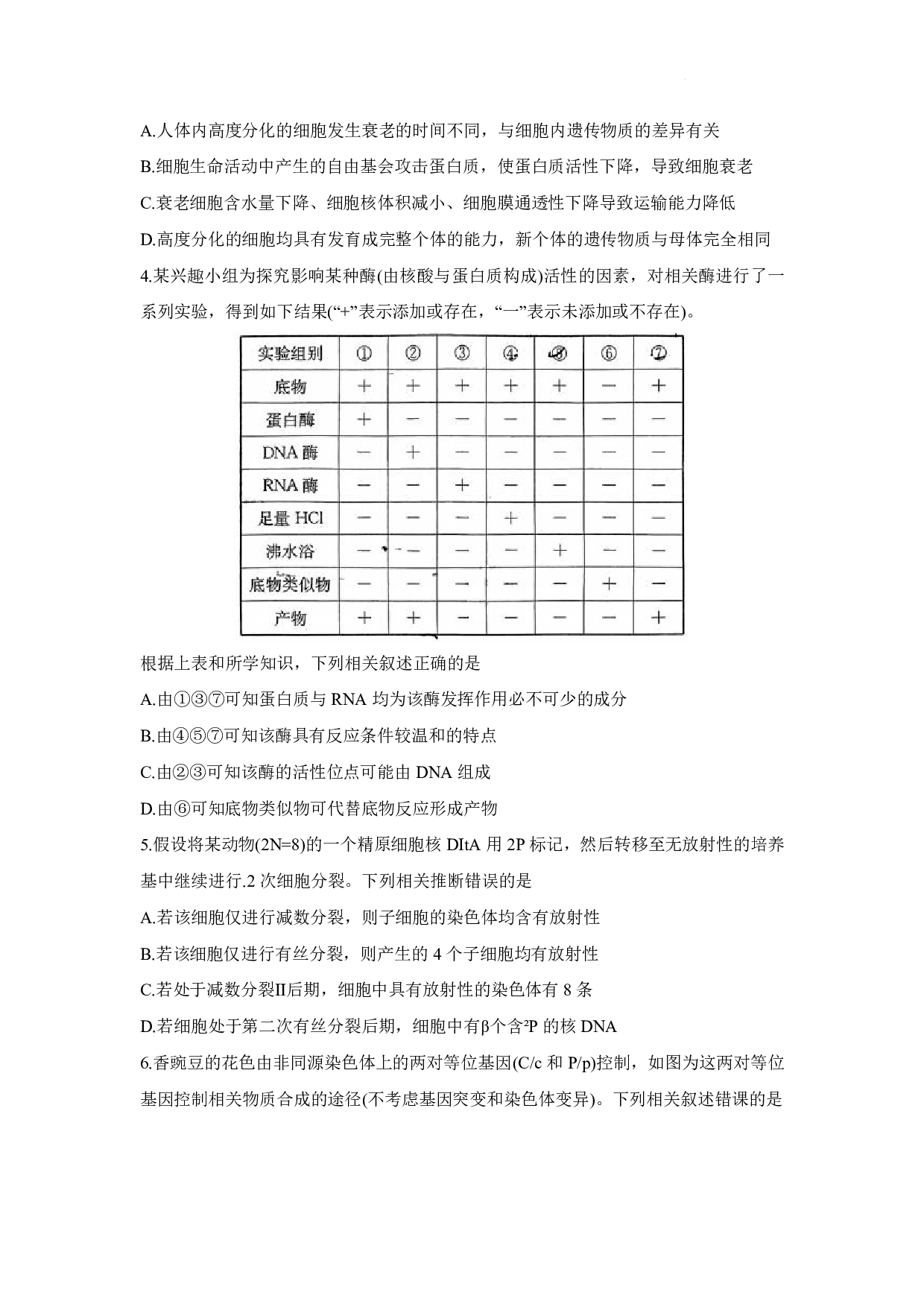 2024届江西省红色十校高三上学期9月联考 生物.pdf 第2页