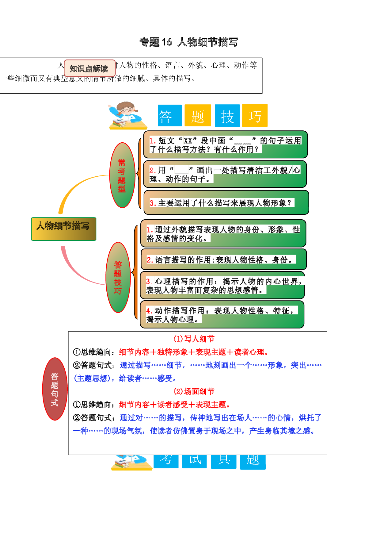 16 人物细节描写（学生版）.docx 第1页