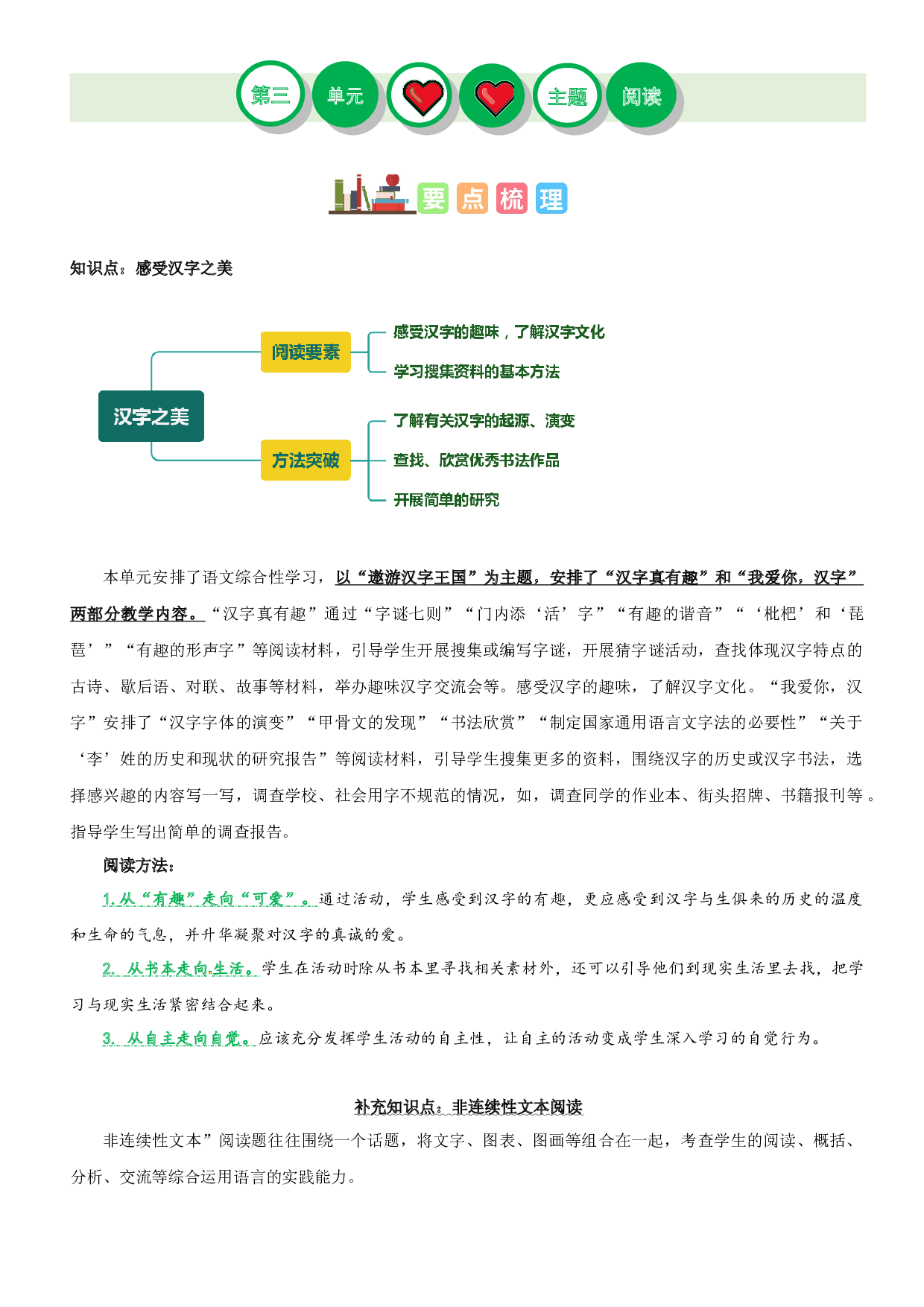 第三单元（知识梳理+精选阅读）-2022-2023学年五年级语文下册单元主题阅读理解（部编版）.docx 第1页
