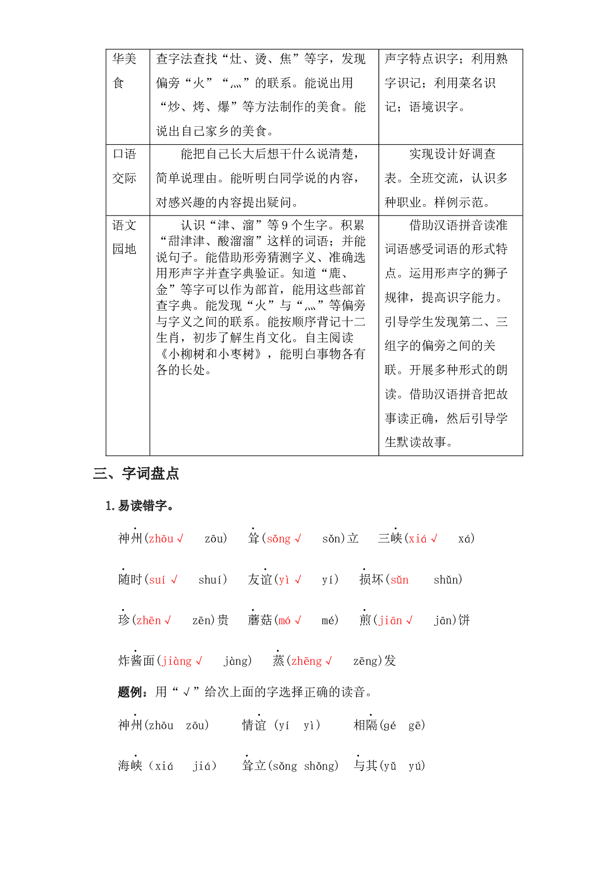 第三单元知识盘点（含字词、佳句、感知、考点）二年级语文下册 部编版.docx 第2页