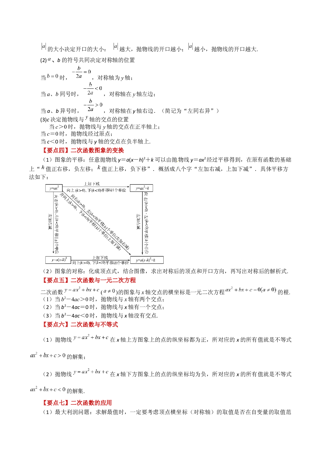 1.5 二次函数（全章直通中考）（基础练）-2023-2024学年九年级数学上册全章复习与专题突破讲与练（浙教版）.docx 第2页