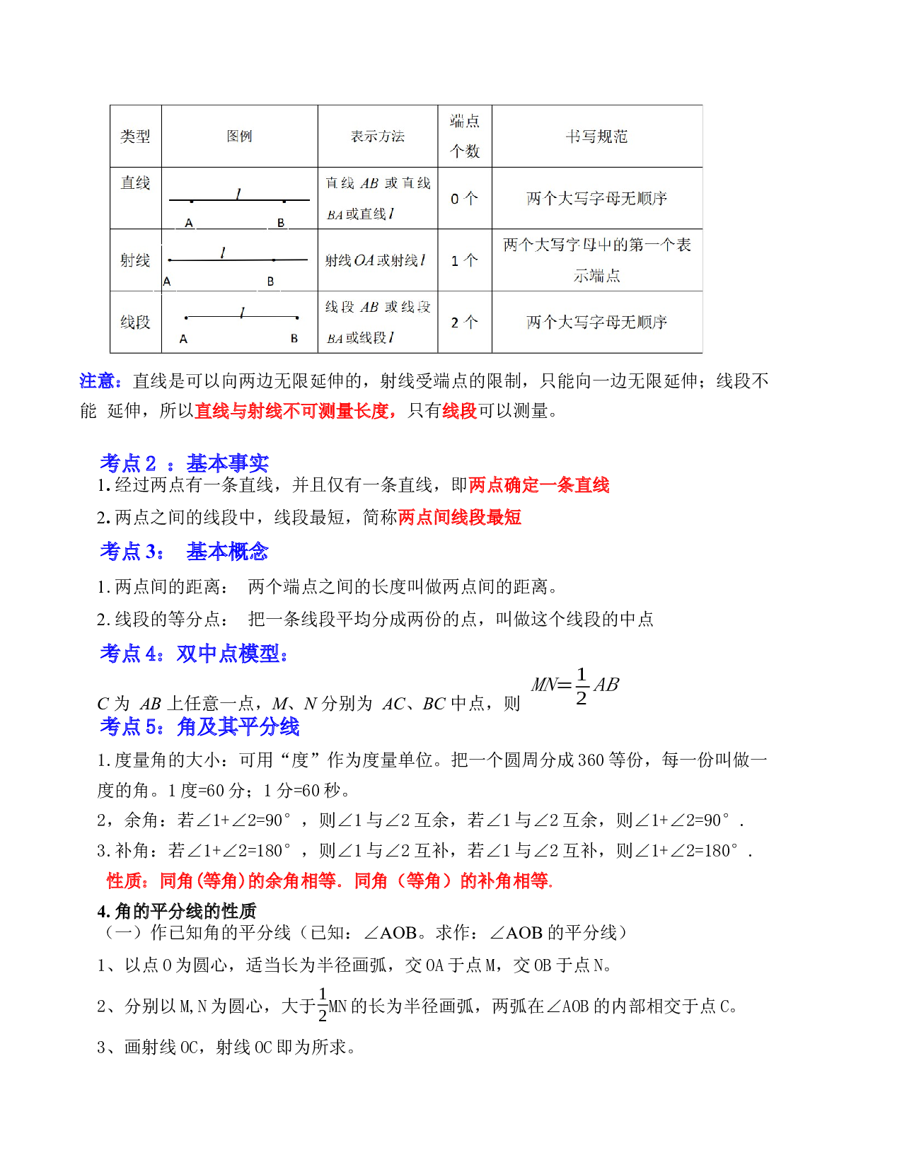 15 线段、角、相交线与平行线（考点解读）-2023年中考数学第一轮复习《考点解读&bull;分层精练》（原卷全国通用）.docx 第2页