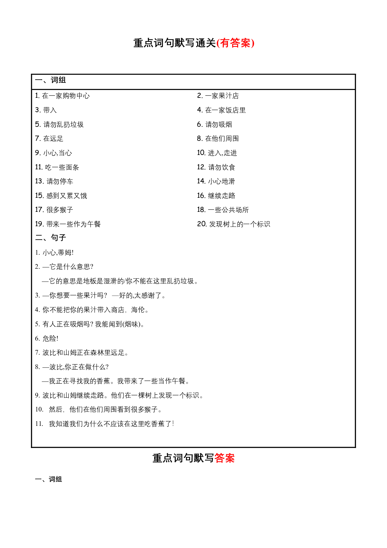 Unit 5 必备知识（复习讲义）-2023-2024学年六年级英语上册单元hz102（译林版三起）.docx 第2页