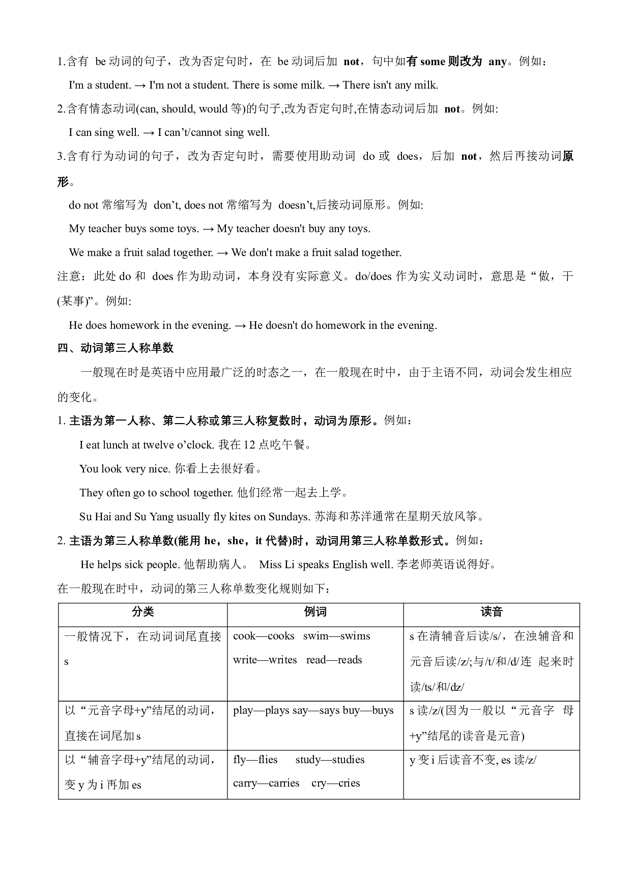 Unit 5 语法（复习讲义）-2023-2024学年五年级英语上册单元hz102（译林版三起）.docx 第2页
