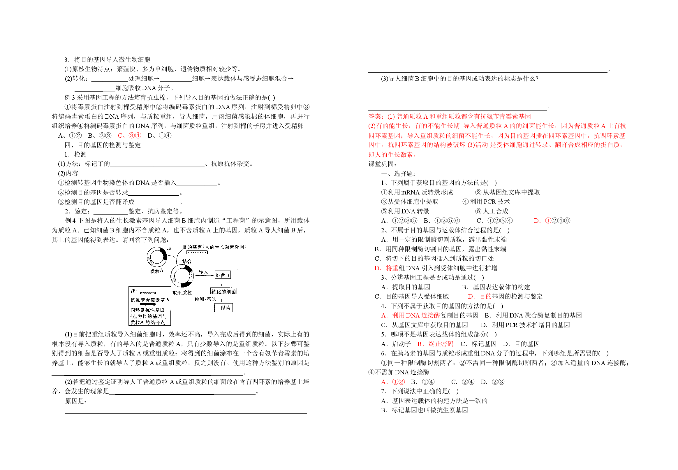 高二生物选修3导学提纲2.doc 第2页
