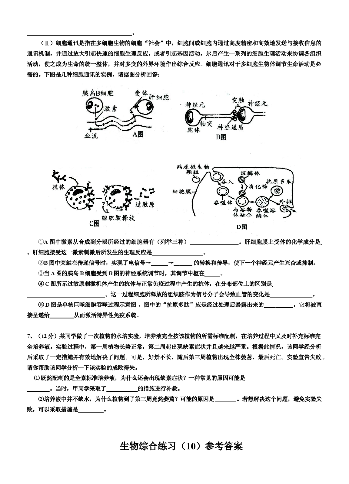 高三生物综合练习10.doc 第2页