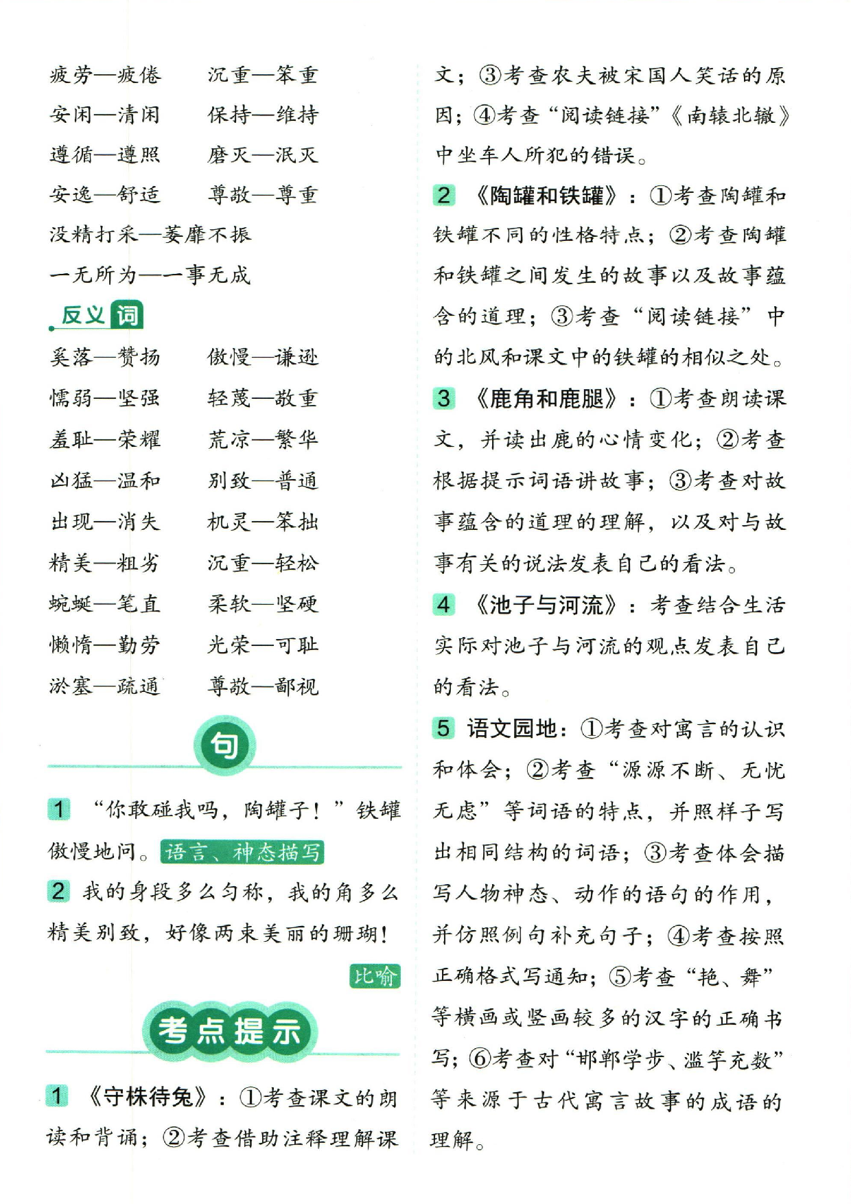 小学三年级下册语文单元总结_部分2.pdf 第2页