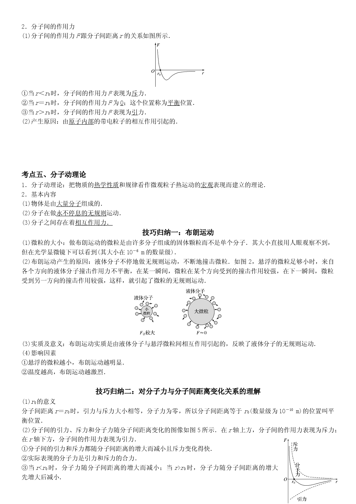 1.1 分子动理论的基本内容-2021-2022学年高二物理精讲与精练高分突破考点专题系列（人教版2019选择性必修第三册）.doc 第2页