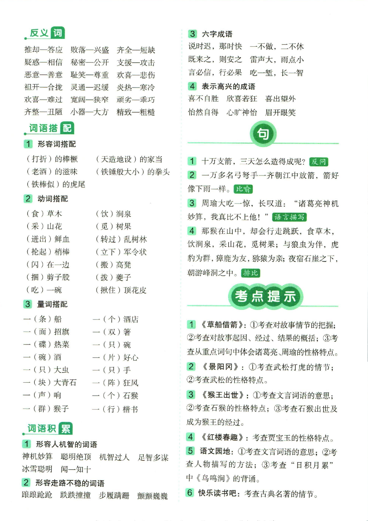 小学五年级下册语文单元总结_部分2.pdf 第2页