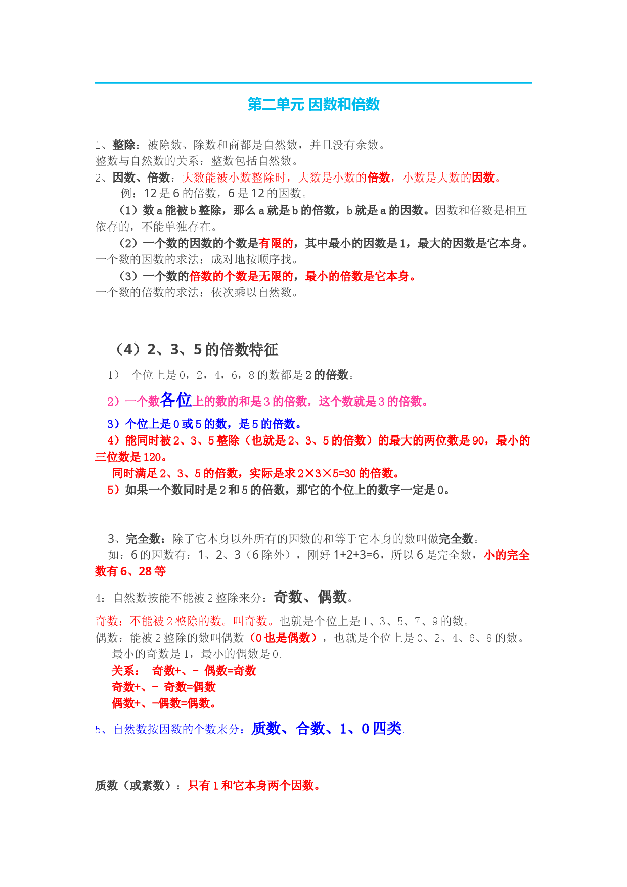 人教版五年级下册数学知识点.docx 第2页