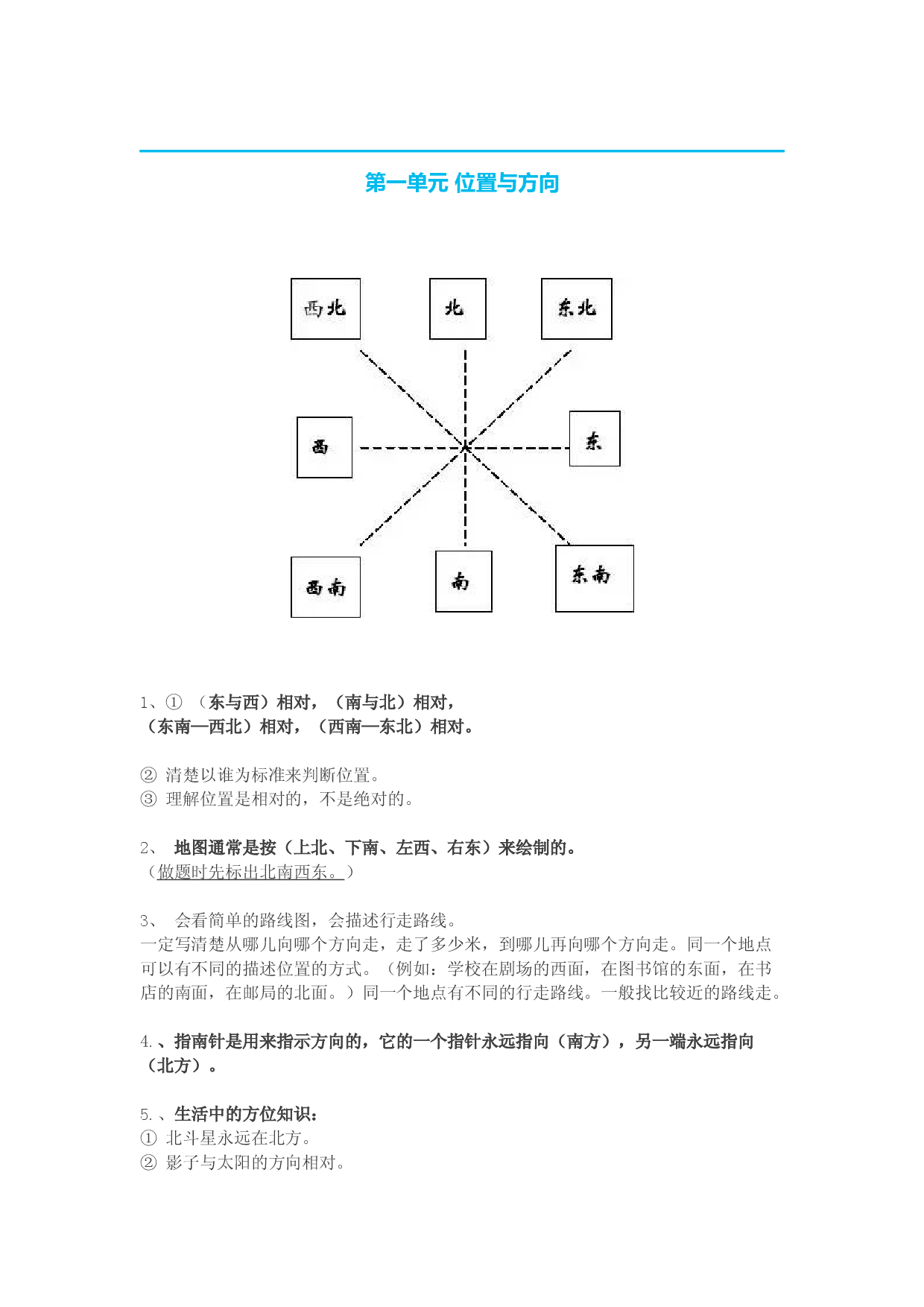 人教版三年级数学下册知识点.docx 第1页